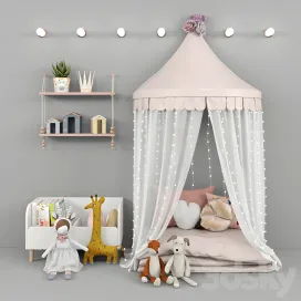 Tent decor for children